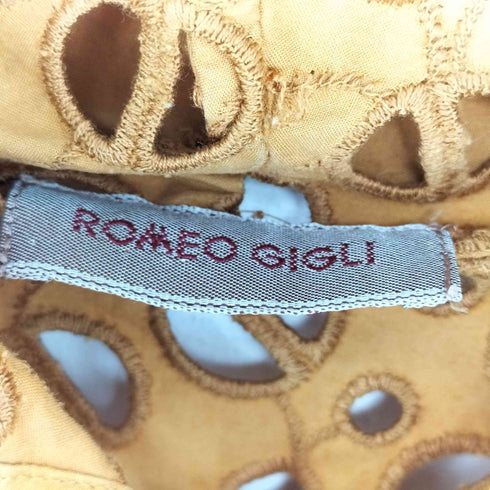 romeo gigli レース カットワーク ブラウス レディース  9T
